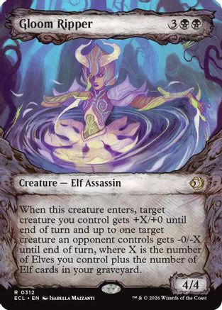 Gloom Ripper (Showcase) (ECL-312) [Lorwyn Eclipsed] Foil