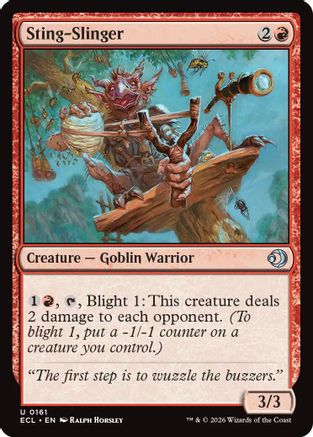 Sting-Slinger (ECL-161) [Lorwyn Eclipsed] Foil