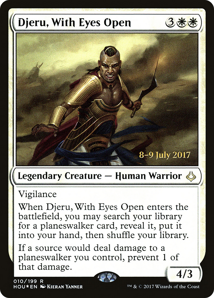 Djeru, With Eyes Open (PRE-10S) [Hour of Devastation Promos] Foil