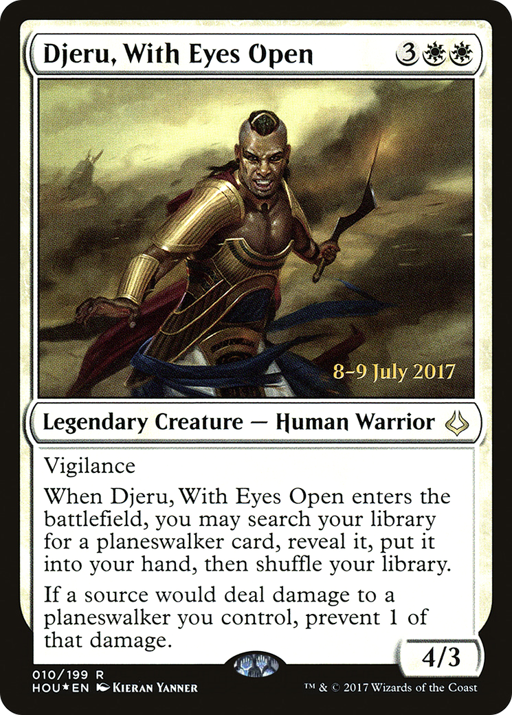 Djeru, With Eyes Open (PRE-10S) [Hour of Devastation Promos] Foil