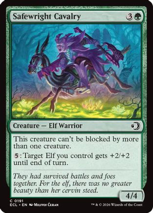 Safewright Cavalry (ECL-191) [Lorwyn Eclipsed] Foil