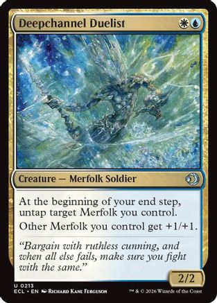Deepchannel Duelist (ECL-213) [Lorwyn Eclipsed]