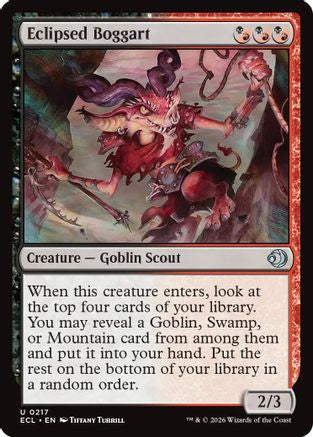 Eclipsed Boggart (ECL-217) [Lorwyn Eclipsed] Foil
