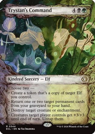 Trystan's Command (Showcase) (ECL-344) [Lorwyn Eclipsed] Foil