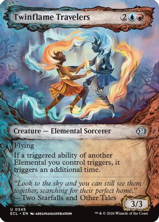 Twinflame Travelers (Showcase) (ECL-345) [Lorwyn Eclipsed]