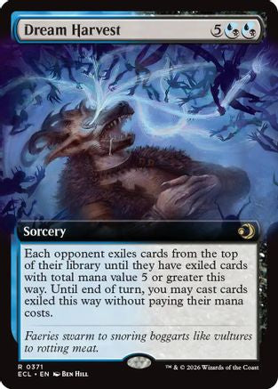 Dream Harvest (Extended Art) (ECL-371) [Lorwyn Eclipsed] Foil