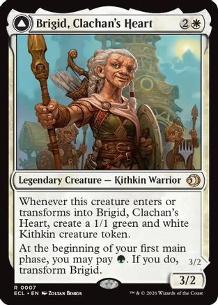 Brigid, Clachan's Heart (PPECL-007) [Promo Pack: Lorwyn Eclipsed] Foil
