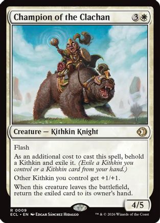Champion of the Clachan (PPECL-009) [Promo Pack: Lorwyn Eclipsed]