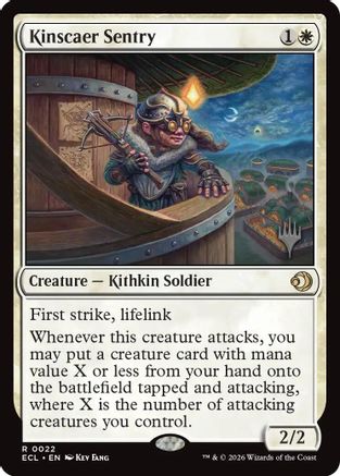 Kinscaer Sentry (PPECL-022) [Promo Pack: Lorwyn Eclipsed]