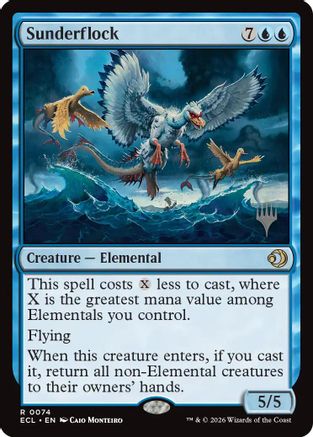Sunderflock (PPECL-074) [Promo Pack: Lorwyn Eclipsed]