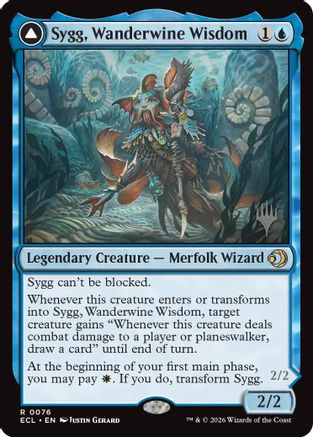 Sygg, Wanderwine Wisdom (PPECL-076) [Promo Pack: Lorwyn Eclipsed]
