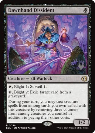 Dawnhand Dissident (PPECL-098) [Promo Pack: Lorwyn Eclipsed]