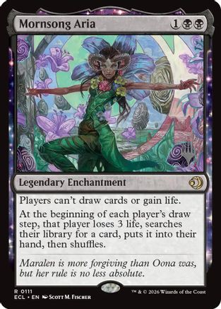 Mornsong Aria (PPECL-111) [Promo Pack: Lorwyn Eclipsed]