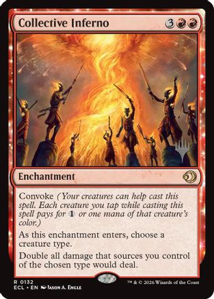Collective Inferno (PPECL-132) [Promo Pack: Lorwyn Eclipsed] Foil
