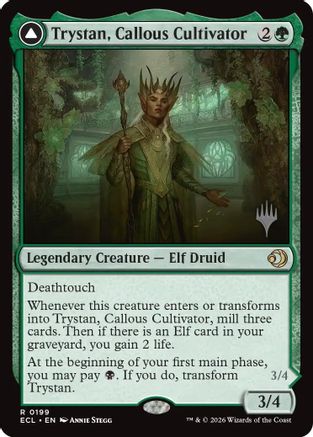 Trystan, Callous Cultivator (PPECL-199) [Promo Pack: Lorwyn Eclipsed]