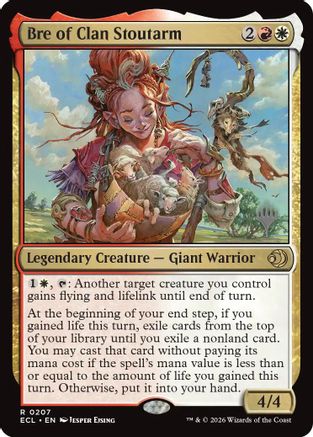 Bre of Clan Stoutarm (PPECL-207) [Promo Pack: Lorwyn Eclipsed] Foil