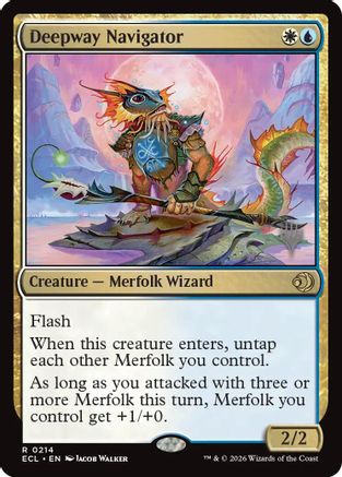 Deepway Navigator (PPECL-214) [Promo Pack: Lorwyn Eclipsed]