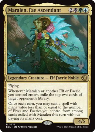 Maralen, Fae Ascendant (PPECL-233) [Promo Pack: Lorwyn Eclipsed]