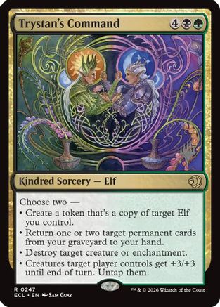 Trystan's Command (PPECL-247) [Promo Pack: Lorwyn Eclipsed] Foil