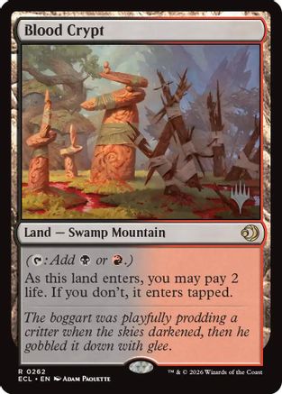 Blood Crypt (PPECL-262) [Promo Pack: Lorwyn Eclipsed] Foil