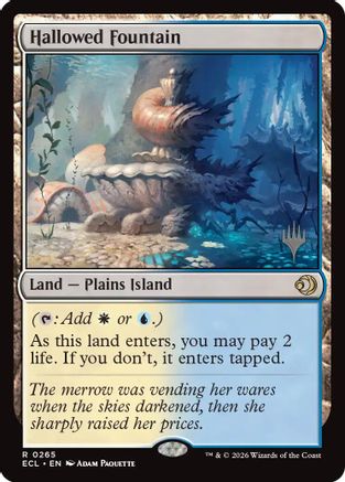 Hallowed Fountain (PPECL-265) [Promo Pack: Lorwyn Eclipsed]
