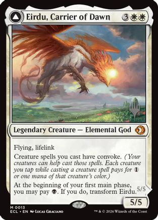 Eirdu, Carrier of Dawn (PPECL-013) [Promo Pack: Lorwyn Eclipsed] Foil
