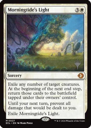 Morningtide's Light (PPECL-027) [Promo Pack: Lorwyn Eclipsed]