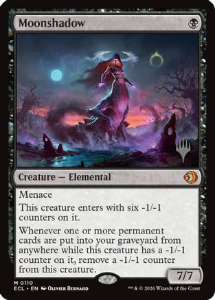Moonshadow (PPECL-110) [Promo Pack: Lorwyn Eclipsed] Foil