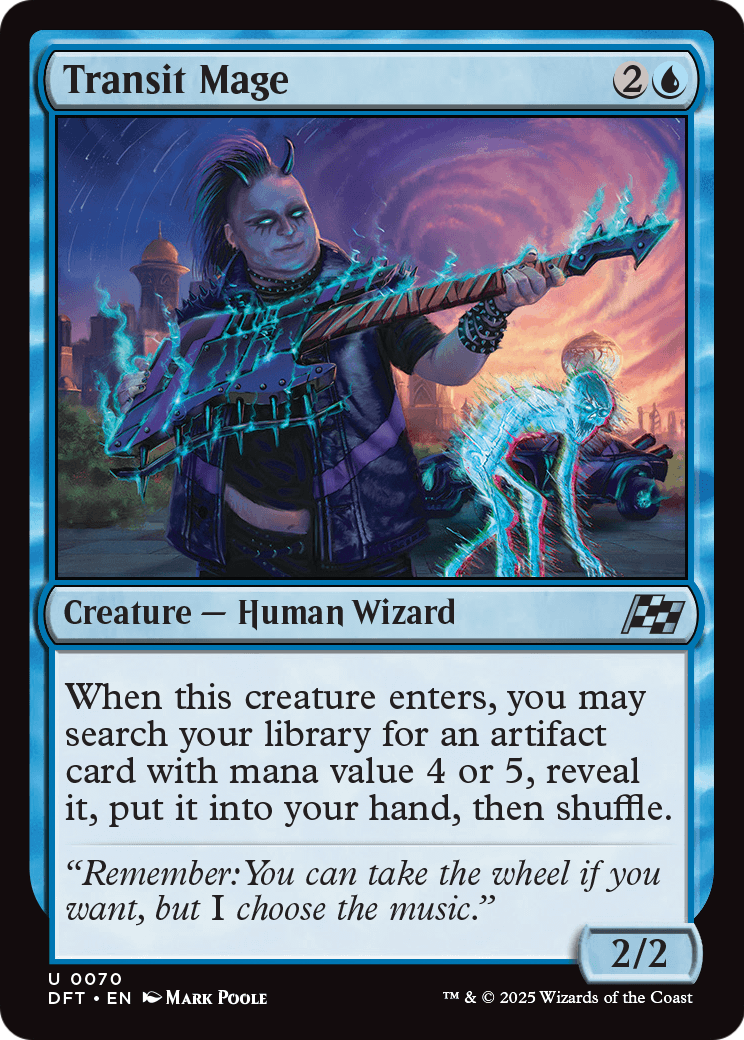 Transit Mage (DFT-070) [Aetherdrift] Foil