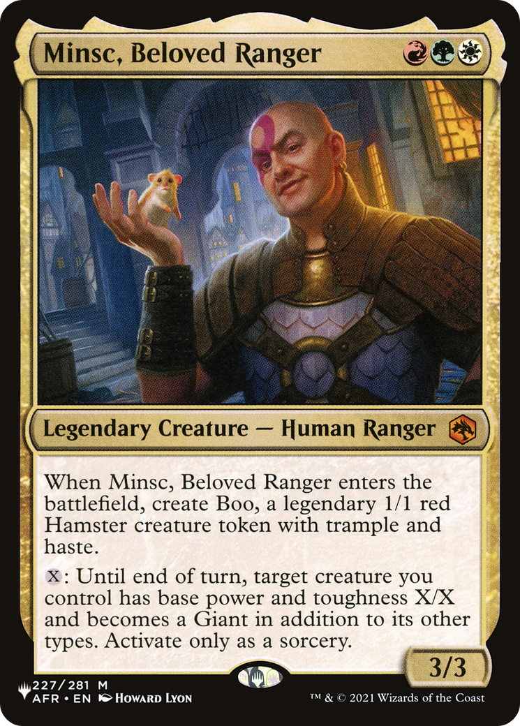 Minsc, Beloved Ranger (LIST-AFR-227) [The List]