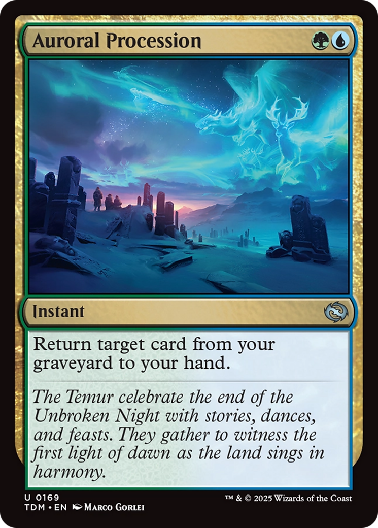 Auroral Procession (TDM-169) [Tarkir: Dragonstorm] Foil