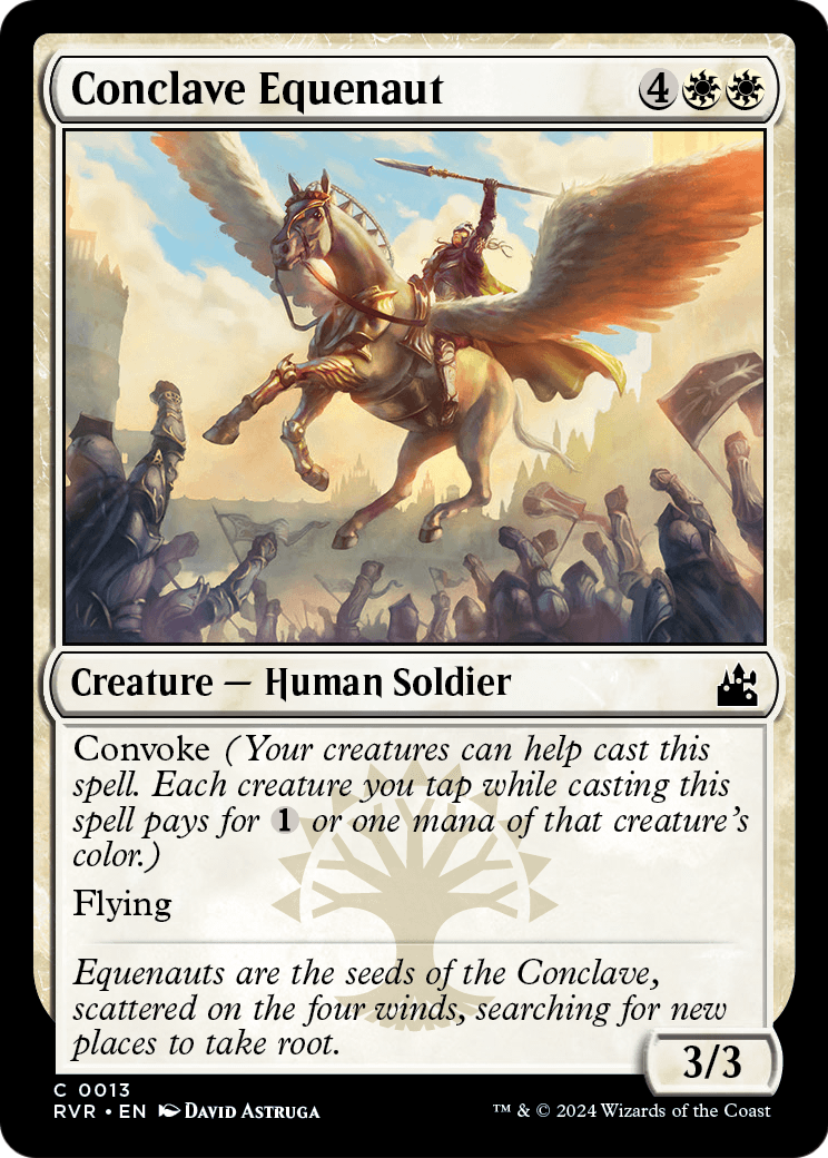 Conclave Equenaut (RVR-013) [Ravnica Remastered] Foil
