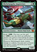 Michelangelo, Improviser (TMT-119) [Teenage Mutant Ninja Turtles] Foil