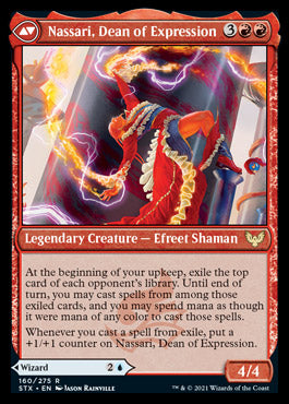 Uvilda, Dean of Perfection // Nassari, Dean of Expression (STX-160) [Strixhaven: School of Mages] Foil