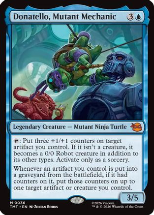 Donatello, Mutant Mechanic (TMT-036) [Teenage Mutant Ninja Turtles] Foil
