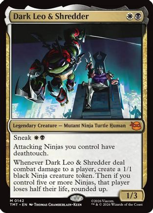Dark Leo & Shredder (TMT-142) [Teenage Mutant Ninja Turtles]