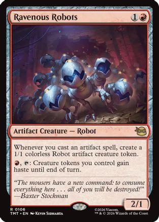 Ravenous Robots (TMT-106) [Teenage Mutant Ninja Turtles] Foil