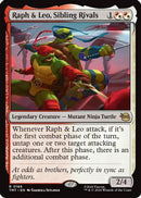 Raph & Leo, Sibling Rivals (TMT-166) [Teenage Mutant Ninja Turtles] Foil