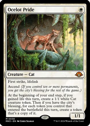 Ocelot Pride (PPECL-038) [Promo Pack: Lorwyn Eclipsed] Foil