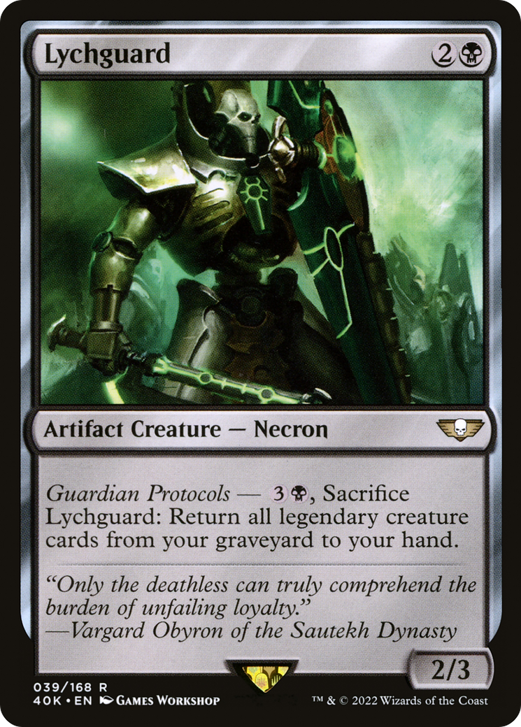 Lychguard (40K-039) [Warhammer 40,000 Commander]
