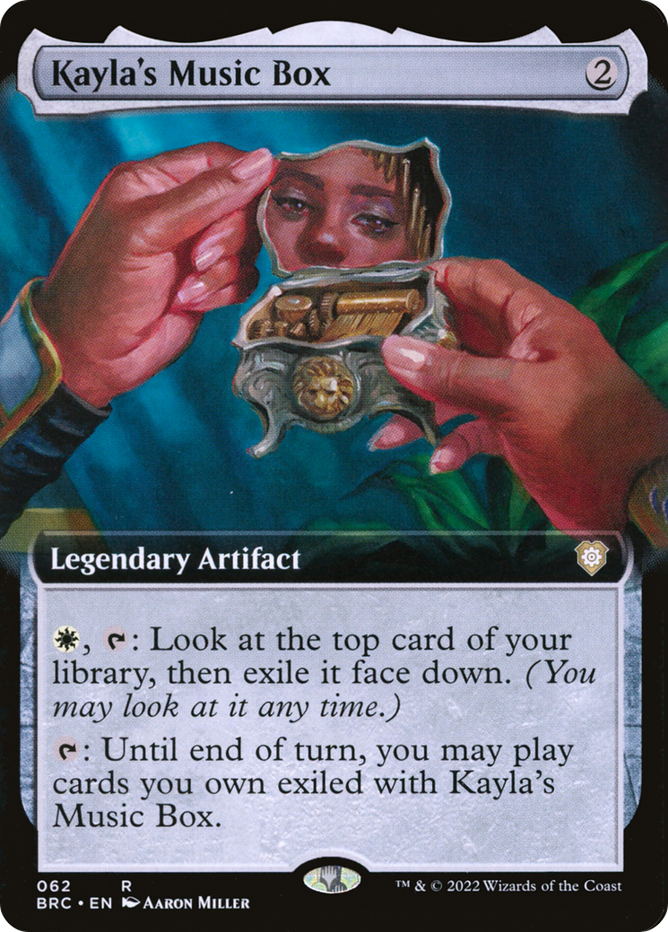 Kayla's Music Box (Extended Art) (BRC-062) [The Brothers' War Commander]