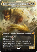 Snapdax, Apex of the Hunt (IKO-381) [Ikoria: Lair of Behemoths] / King Caesar, Awoken Titan (Borderless) Foil
