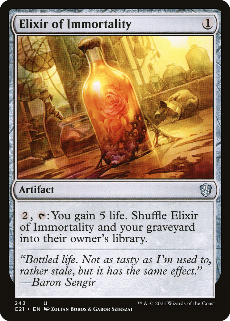 Elixir of Immortality (C21-243) [Commander 2021]