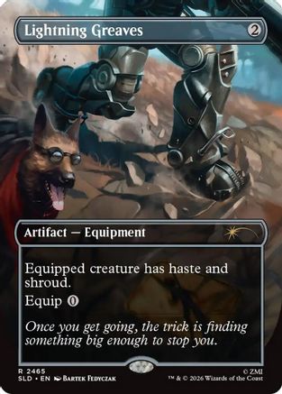 Lightning Greaves (2465) (SLD-2465) [Secret Lair Drop Series]