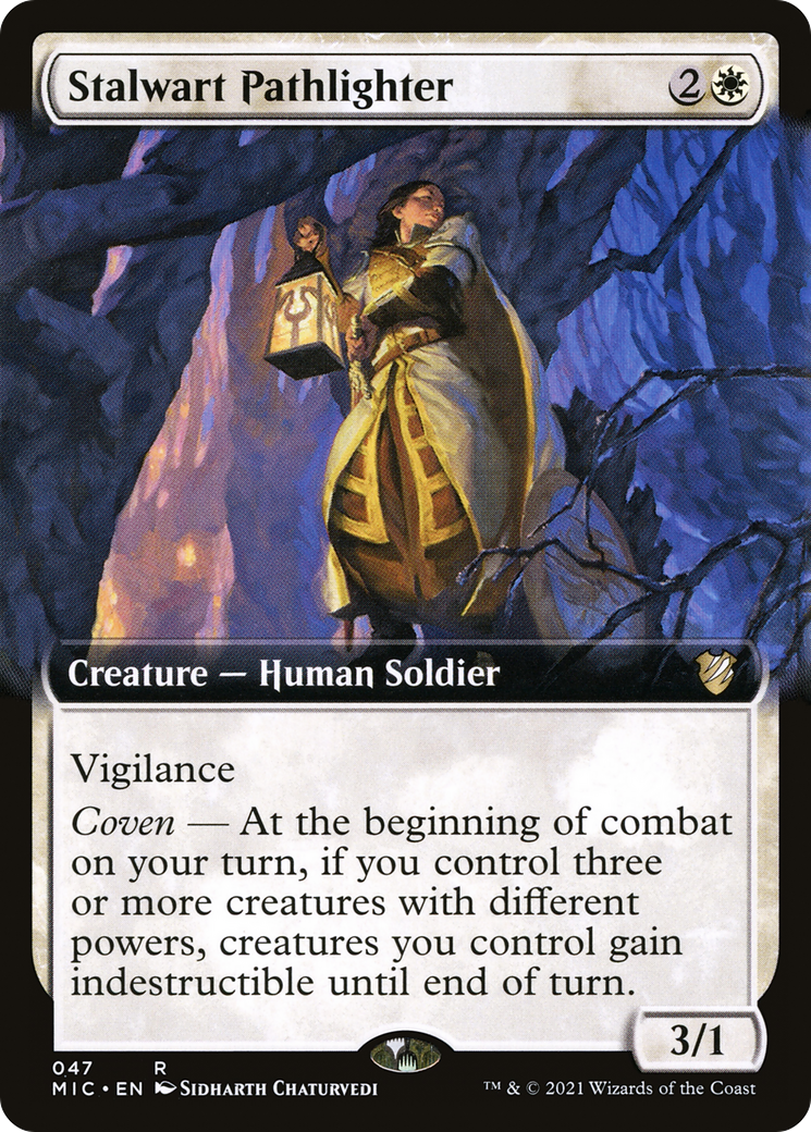 Stalwart Pathlighter (MIC-047) [Midnight Hunt Commander]: (Extended Art)