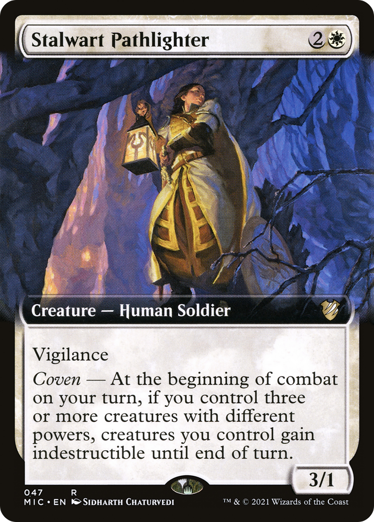 Stalwart Pathlighter (Extended Art) (MIC-047) [Midnight Hunt Commander]