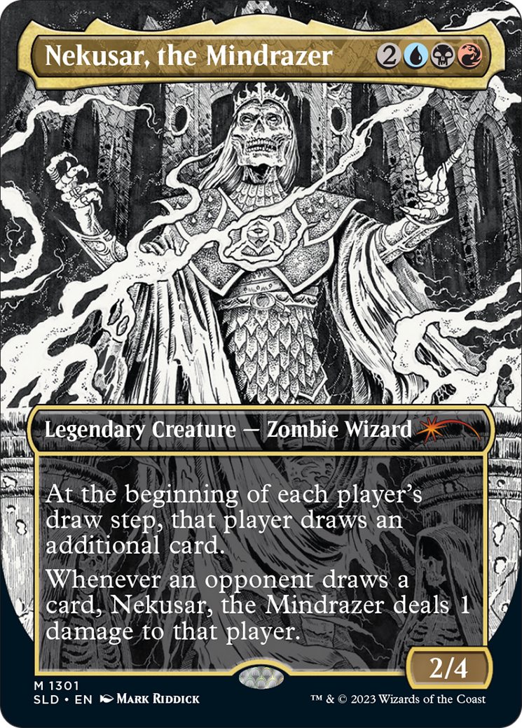Nekusar, the Mindrazer (SLD-1301) [Secret Lair Drop] (Borderless)