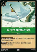 Rafiki's Bakora Staff (99/204) - Winterspell Cold Foil