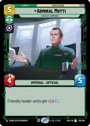 Admiral Motti - Chain of Command (139/264) [A Lawless Time]