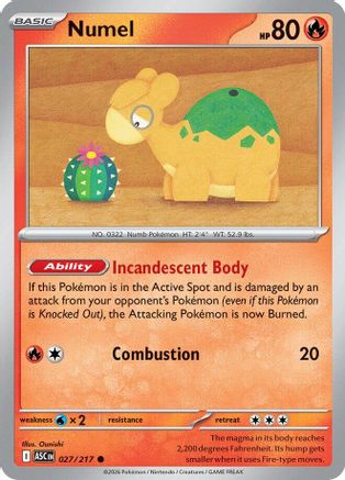 Numel - 027/217 27 - [ME Ascended Heroes]